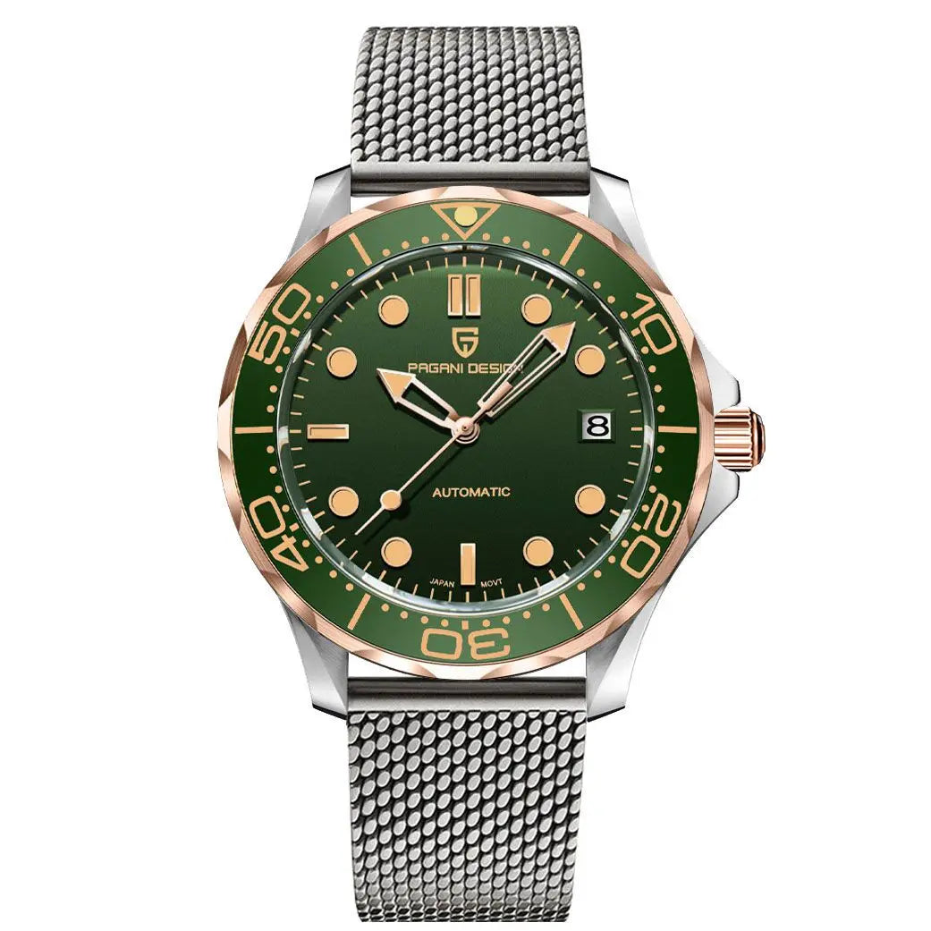 2026 New PAGANI DESIGN 007 Men's Watches Gold Luxury Mechanical Wristwatches Automatic Watch Men AR Sapphire Waterproof Luminous