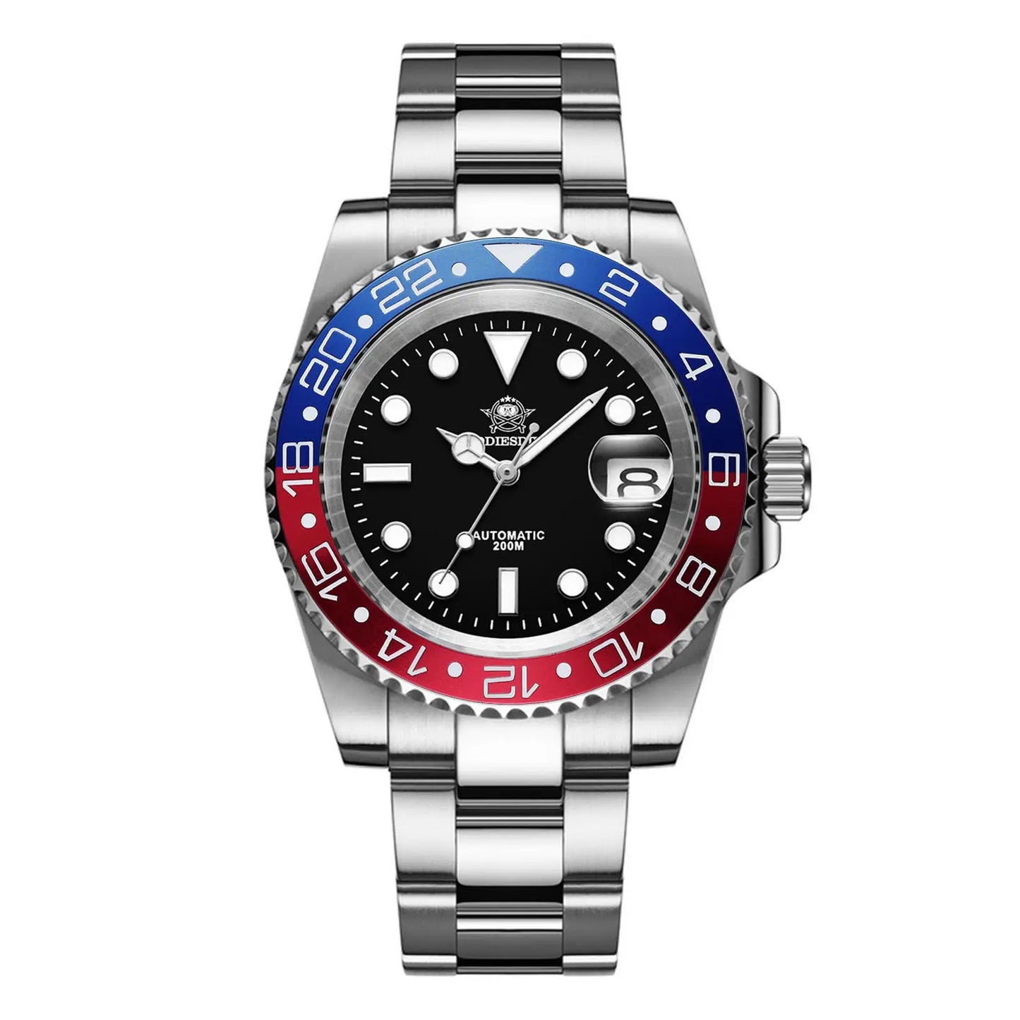 ADDIESDIVE AD2503 Luxury Men Automatic Watch 8215 Movement Sapphire Glass Diving Watches 200M Waterproof Mechanical reloj hombre