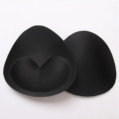2pcs New Chest Sticky Bra for Bikini Thicken Sponge Bra Pads Breast Push Up Silicone Removeable Inserts Swimsuit Invisible Bra