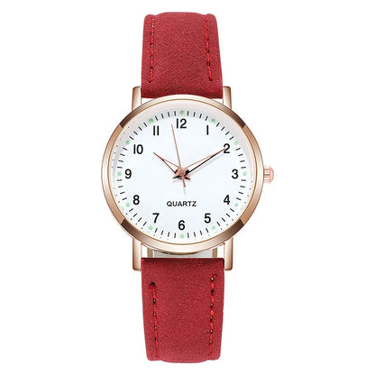 Fashion  Luminous  Leather Strap Wristwatch Women Small Dial Quartz Watch Ladies Clock Gift Relojes Para Mujer Dropshipping