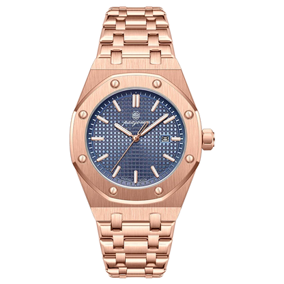 PAAZOMU Luxury Watches For Men Stainless Steel Waterproof Luminous Man Watch Date Week Fashion Casual Men's Quartz Watch Reloj