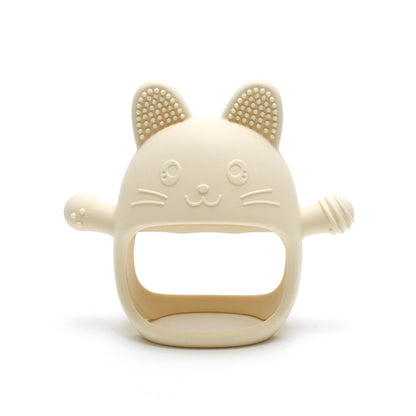 Food Grade Baby Silicone Gloves Teether Soys Pacifiers Kids Teething Toys Newborn Dental Care Gums Molar Stick Baby Items