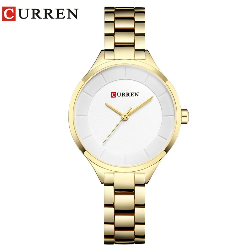 TOP Luxury Rose Gold Women's Watch Stainless Steel Ladies Wrist Watches Relogio Feminino Fashion Female Hour Reloj Mujer