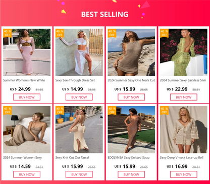 Sexy Knit Cut Out Tassel Spaghetti Strap Bodycon Beach Maxi Dress Summer Women's Holiday Club Party Outfit Swimsuit Cover Up K10