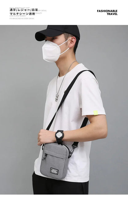 Women's Bag Small Square Bag Diagonal Crossover Oxford Cloth Men's Satchel Fashion Hand Machine Casual Handbags Luggage Bags