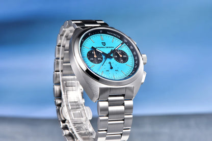 PAGANI DESIGN Panda Mens Watches Quartz Luxury Watch For Men Chronograph VK63 Wristwatches AR Sapphire Waterproof Luminous Clock
