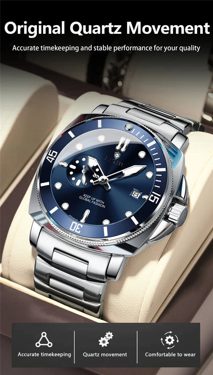 New Gifts Watches For Man Luxury Brand Mens Fashion Quartz Wristwatches Automatic Watch Men Sports Chornograph Digital Clock