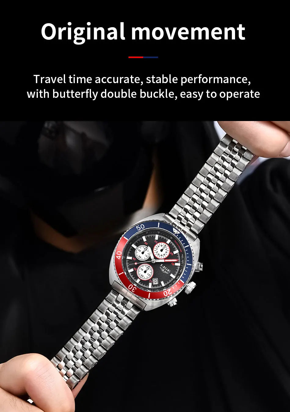 LIGE New Business Luxury Watches Men Top Quality Fashion Quartz Wristwatches Male 30M Waterproof Casual Mens Watch Gifts Reloj