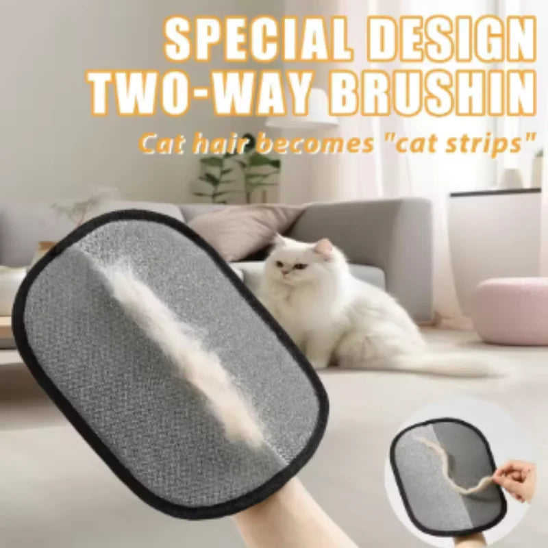 Pet Grooming Gloves for Dogs And Cats Hair Remover Brush Kitten Cleaning Glove Sofa Carpet Clothes Pet Hair Removal Pet Supplies