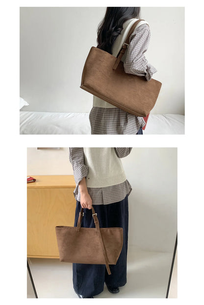Casual Soft Tote Women Bag PU Leather Shoulder Bags for Women 2026 NEW High Quality Handbags and Purses Large Shopper Purses