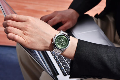 BENYAR Men's Watches Luxury Quartz Wristwatches Chronograph Watch Men Gifts Waterproof Stainless Steel Clock Reloj Hombre 2025