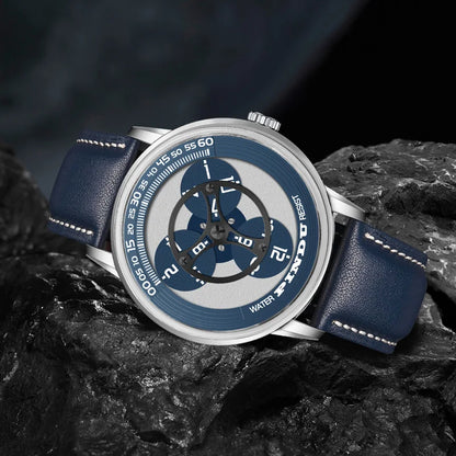 PINDU Watches Miyota 8215 Movement Mechanical Watch Men's Watch Luxury Rotating Dial Luminous Stainless Steel Case Clock Reloj