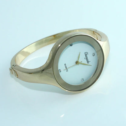 Fashion Lady Women Watches Stainless Steel Bracelet Quartz Casual Watch Dress Wrist Watch Gift