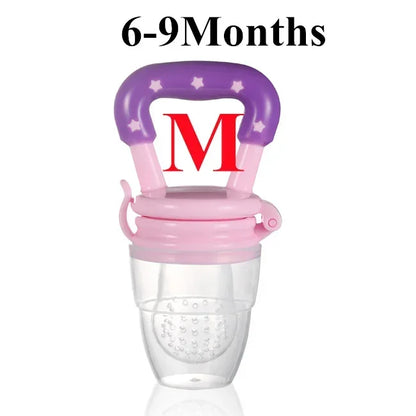 Baby Fruit and Vegetable Teether Fresh Food Supplement Toys Infant Fruit Teething Silicone Pouches Baby Feeding Tableware