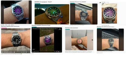 Watchdives 38mm Men Quartz Watch VH31 Sweep Seconds Movement ice Crystal Titanium Waterproof Watches WD0003B WD0003C WD0003D