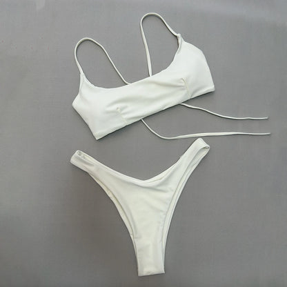 Push Up Bikinis 2025 Sexy Women Swimsuit Swimwear Female Bikini Set Bandage Biquini Bathing Suit Swimming Suits Beachwear