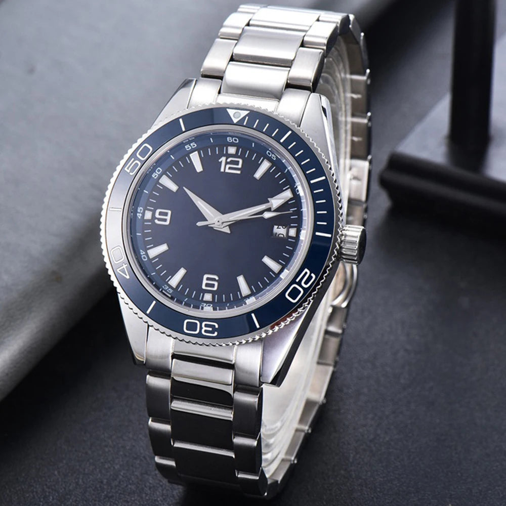 Luxury Corgeut Automatic Mens Watches Ceramic 10bar Swim Stainless Steel NH35A Watch Men Mechanical Wristwatch Relogio Masculino