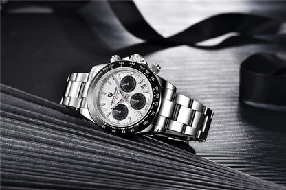PAGANI DESIGN 2026 New Men Watches Luxury Quartz Watch For Men 100M Waterproof Sports Chronograph Wristwatch for Men gift