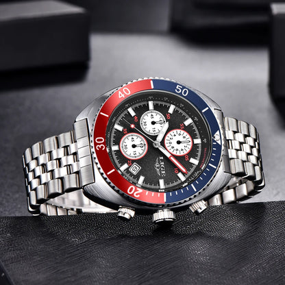 LIGE New Business Luxury Watches Men Top Quality Fashion Quartz Wristwatches Male 30M Waterproof Casual Mens Watch Gifts Reloj