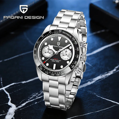 Pagani design Panda retro men's watches 2026 new top business quartz watch men's VK64 chronograph AR Sapphire sports clock reloj