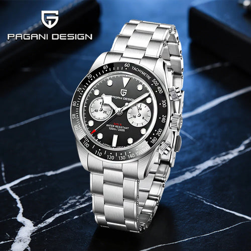 Pagani design Panda retro men's watches 2026 new top business quartz watch men's VK64 chronograph AR Sapphire sports clock reloj