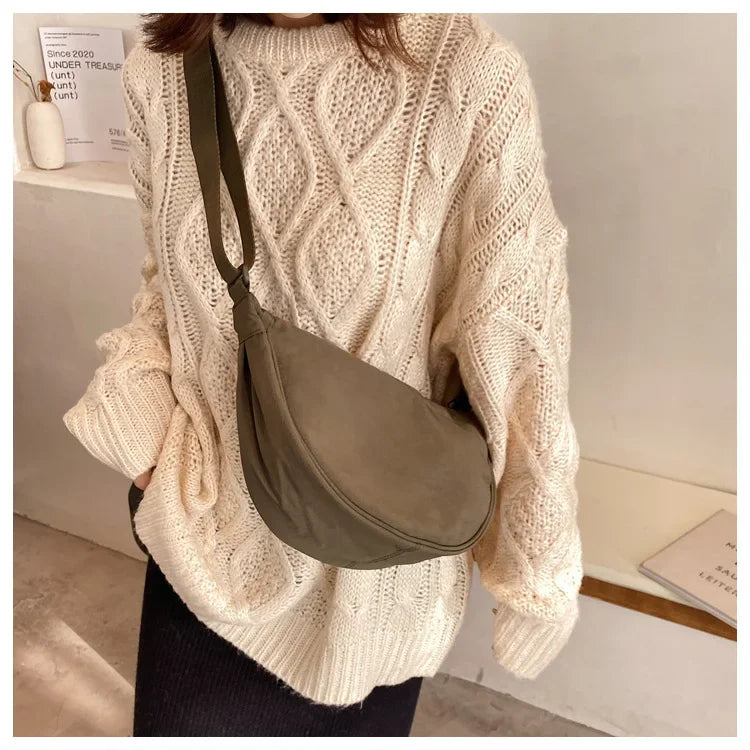 Convenient casual nylon women's crossbody bag shoulder bag large capacity handbag women's travel shopping bag women's wallet