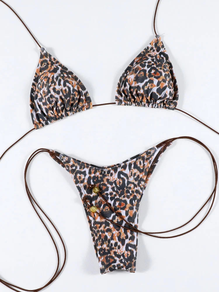 ZRTAK Sexy Swimsuit Bikinis Women Swimwear High Cut Bathing Suit Push Up Biquinis Bandage Beachwear Solid Bikini Sets