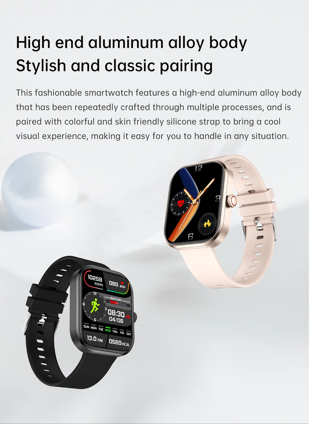 LIGE Fashion Smart Watches Women Bluetooth Call Women‘s Health Monitor Heart Rate Blood Pressure Fitness Digital Smartwatch Men