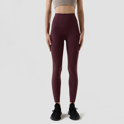 TRY TO BN Gym Leggings Yoga Pants Women Sports Fitness Naked Feeling High Waist Elastic Workout Push Up Leggings Tights Women