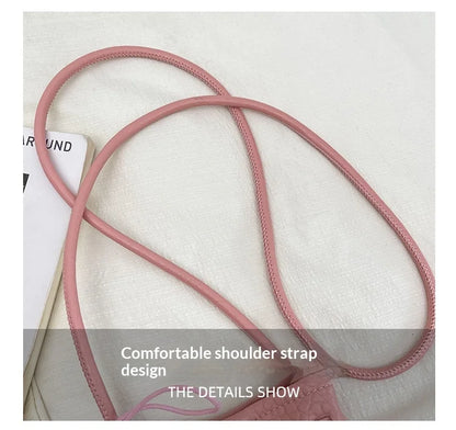 Women's Bag PU designer luxury bags woman 2026 Shoulder bags Fashion niche woven minimalist crossbody bag Wallet