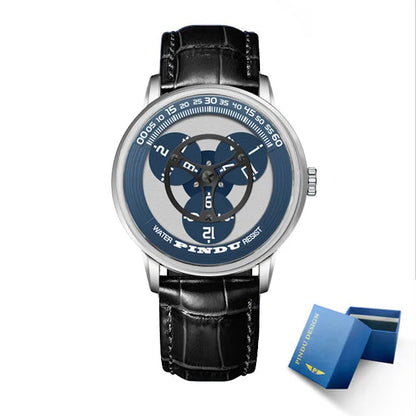PINDU Watches Miyota 8215 Movement Mechanical Watch Men's Watch Luxury Rotating Dial Luminous Stainless Steel Case Clock Reloj
