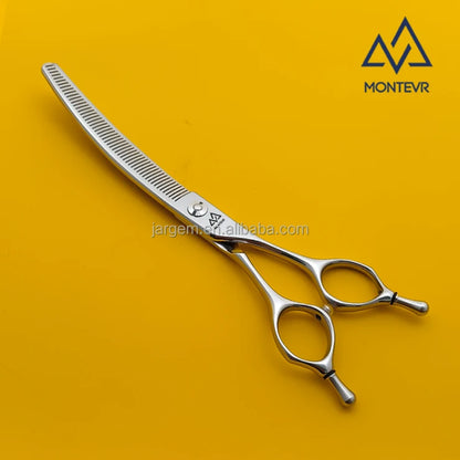 Quality VG10 Pet Grooming Scissors 7 Inch 52 Teeth Curved Dog Grooming Scissors Pet Grooming Products