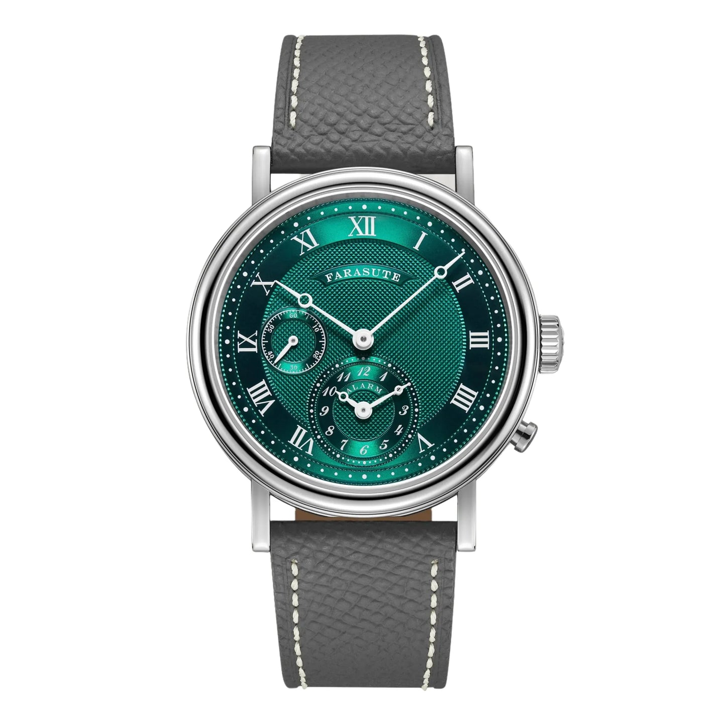 FARASUTE Japan YM24A Quartz Movement Alarm Waterproof Wristwatch Male Luxury Sapphire Glass Watches Men Clock Montre pour hommes