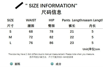 Summer clothing Gothic spicy girl fashion women's Emo metal ring decoration shorts Harajuku sexy ultra short shorts punk Y2k