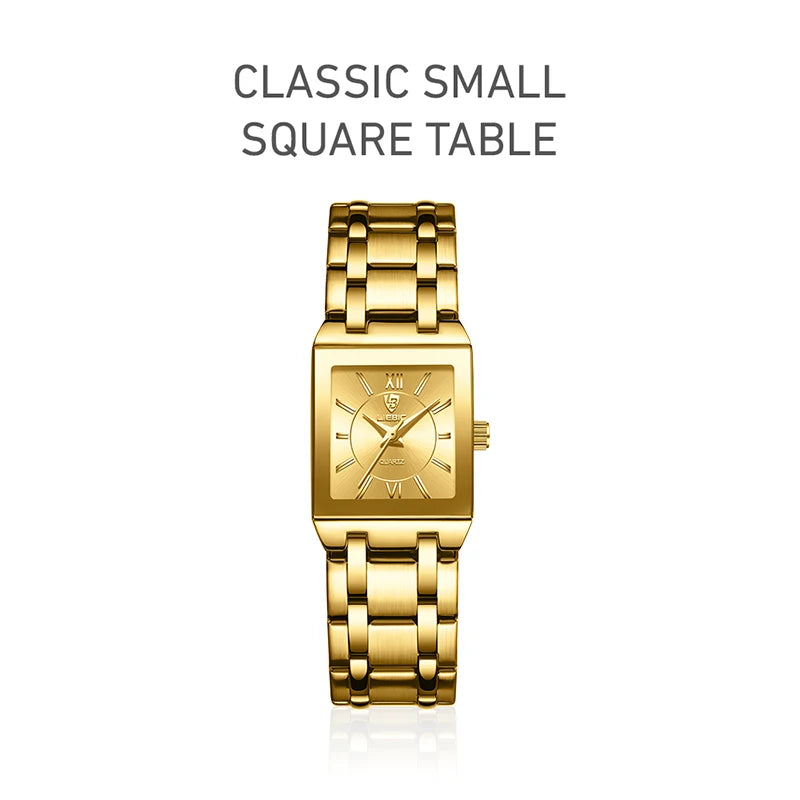 2022 Luxury Golden Quartz Wristwatches For Women Ladies Fashion 30m Waterproof Female Girl Watches Relogio Feminino Clock L1029