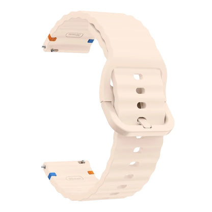 22mm Watch Strap For Xiaomi Watch 2 Pro S4 sport S3 S2 S1 Active/Mi Watch color 2 Smartwatch Watches Band Silicone Wave Bracelet