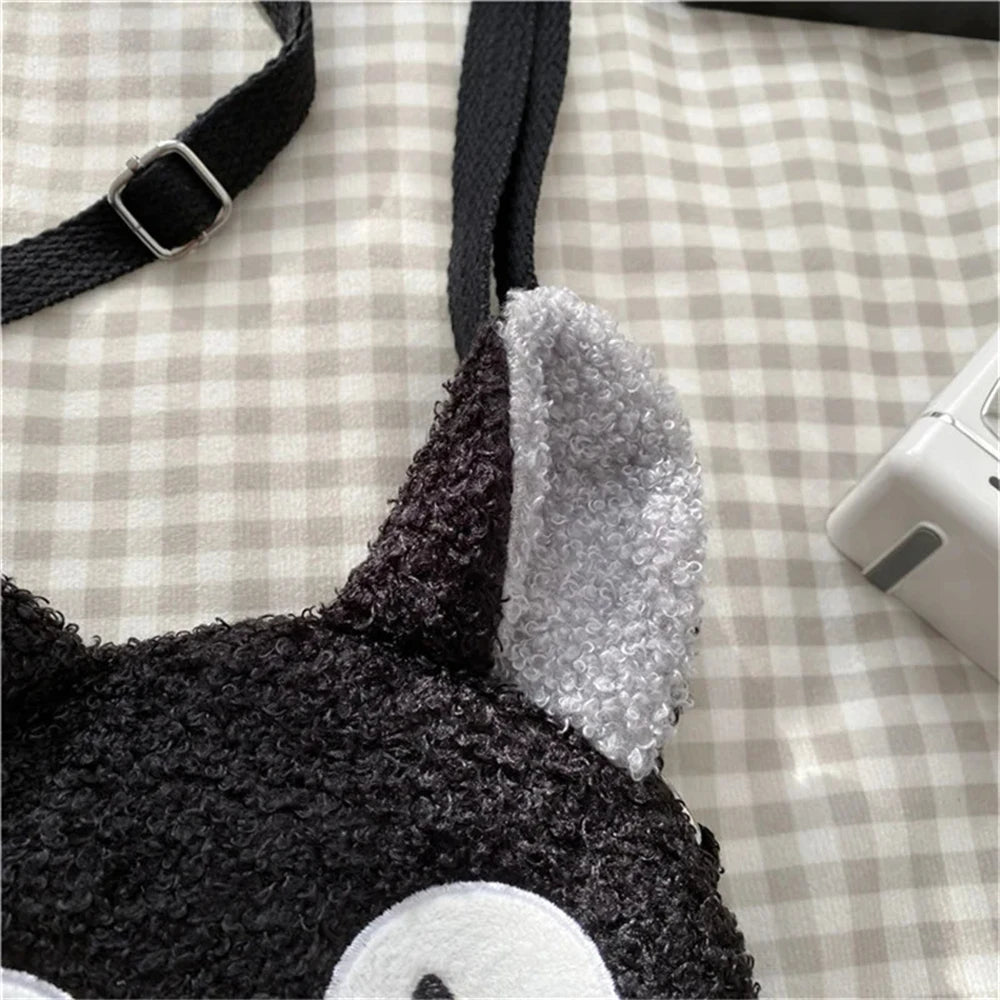 HOMEFISH Japanese Style Bag Women Cartoon Plush Shoulder Bag for Women New Crossbody Bag Small Phone&Purse Bag Bolsa Feminina