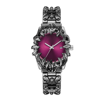 fashion heterosexual claw watch alabaster style retro Y2K European American watches special shaped advanced ins niche watches