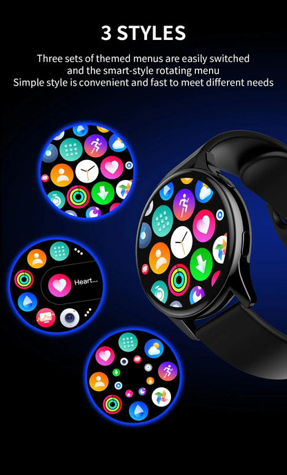 LIGE New Smart Watch 2025 Wireless Charging Smartwatch Bluetooth Calls Watches Men Women Fitness Bracelet Custom Watch Face +Box