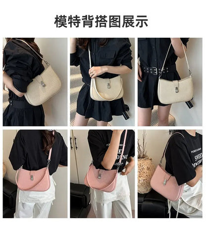 Large Capacity Diaper Bag For Women High-End Minimalist Leather Backpack Stylish Casual Unique Design Commuter