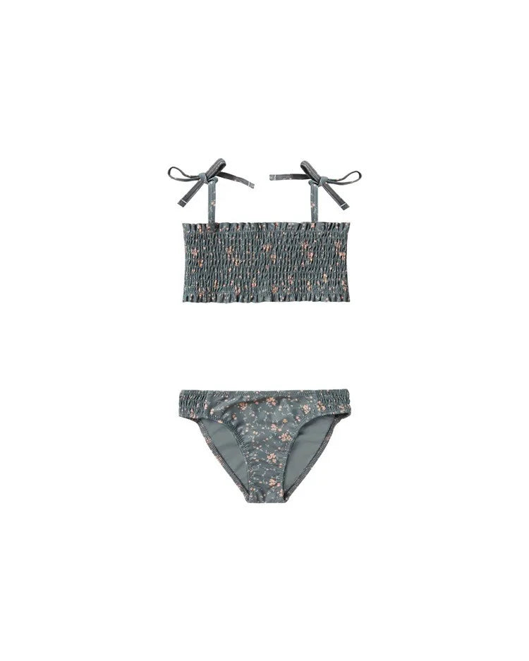 Kids Printed Swimwear for Girl Two Pieces Bikinis Set 2025 Summer Designer Boy Trunks Swimsuit Floral Striped Bathing Suit