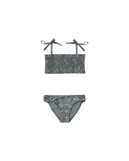 Kids Printed Swimwear for Girl Two Pieces Bikinis Set 2025 Summer Designer Boy Trunks Swimsuit Floral Striped Bathing Suit