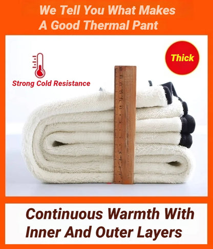 Women Thermal Leggings Winter Warm Sexy Elastic Translucent Pantyhose Female Fleece High Waist Slim Thicken Tight Pants Black