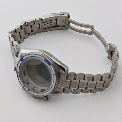 39.7mm Case Watches Metal Case Fits VK63 Movement Accessories Sapphire Glass Equipped With Bezel And Strap VK63 Dial