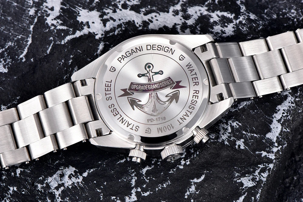 2026 New PAGANI DESIGN Panda Men's Watches Luxury Quartz Chronograph Waterproof AR Sapphire Mirror Sports Watch For Men Luminous