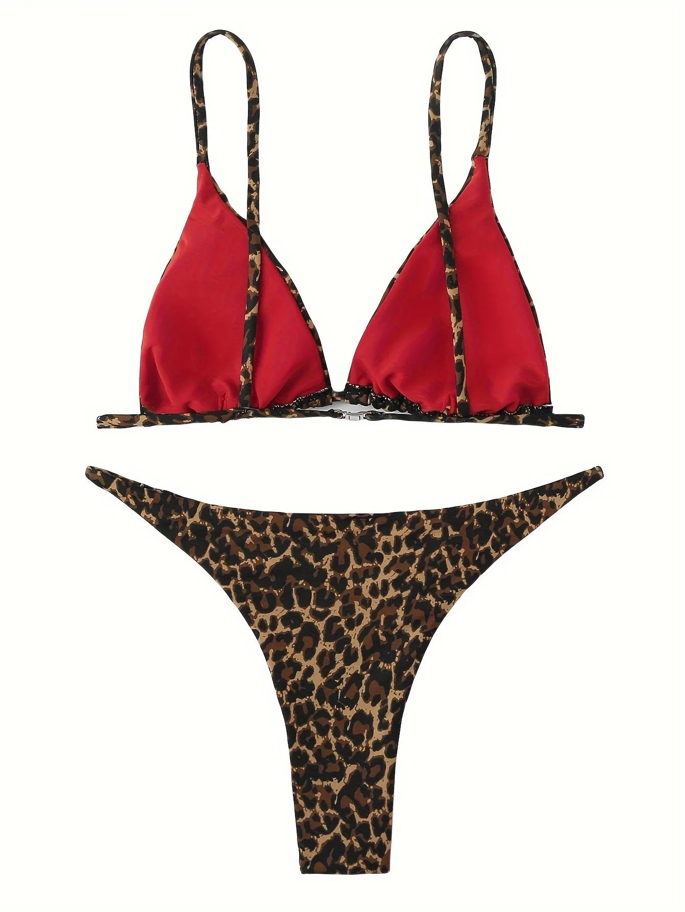 High Cut Micro Bikini Women Leopard Bandage Push Up Swimsuit Sexy Bathing Suit Padded Thong Swimwear Biquini Trajes De Baño 2026