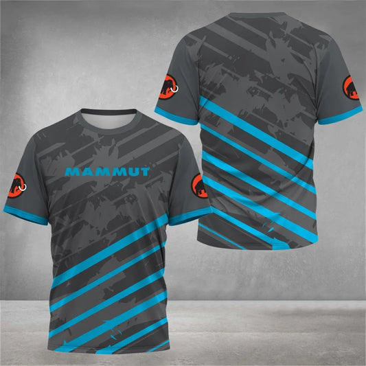Outdoor Hiking Run Mountaineering Men's T-Shirt Casual O-neck Breathable Top Quick Dry Material Short Sleeve Fashion Men Clothes