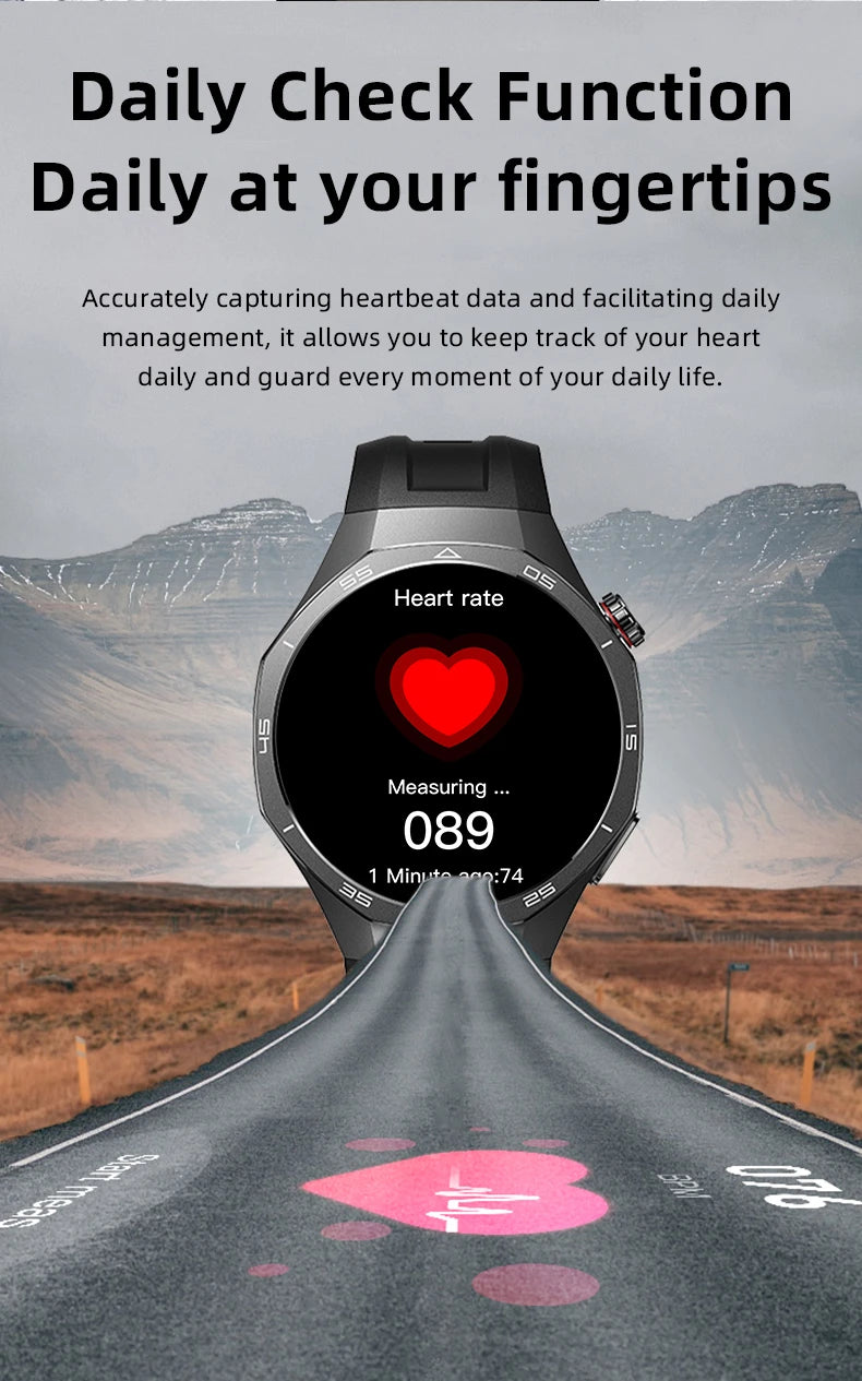 LIGE New ECG Men's Smart Watch HD Screen Heart Rate Health Smart Watches Bluetooth Call Smartwatch For Men Women Holiday Gifts