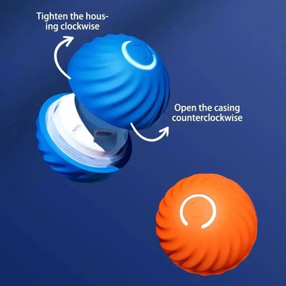 Smart Dog Toys Ball Electronic Interactive Pet Toy Moving Ball USB Automatic Moving Bouncing for Puppy Birthday gift Cat Product