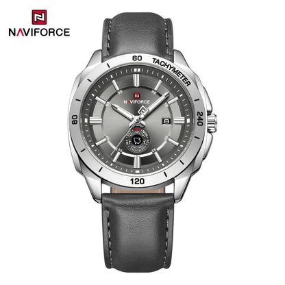 NAVIFORCE 2026 New Men's Watches Leather Quartz Watch Man Casual Sports Day Date Office Normal Male Gift Wristwatch Reloj Hombre